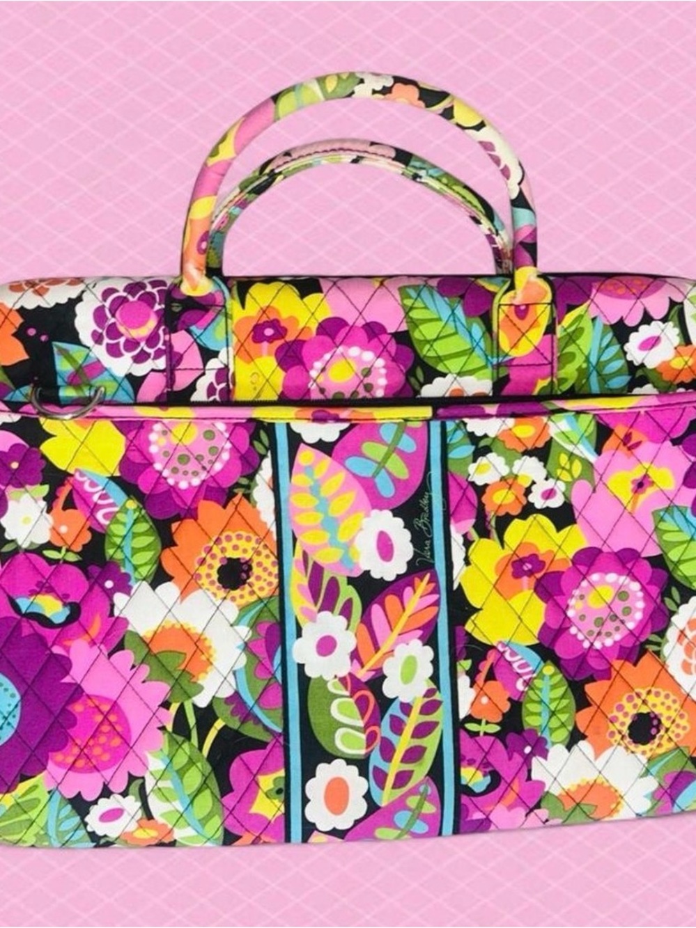 Vera Bradley Quilted Floral Tote - Pink Multi